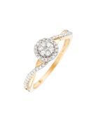 Bague Mon Idéal Diamants 0.21 ct or jaune