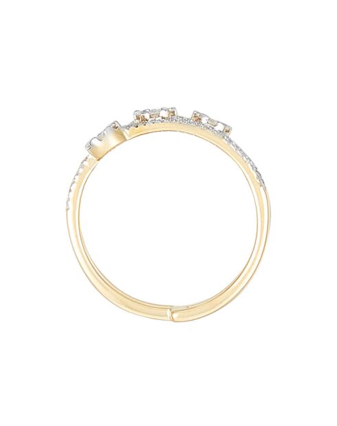 Bague 3 millions de Baisers Diamants 0.50 ct Or Jaune