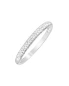 Bague Alliance Foch Diamants 0.15 ct or blanc