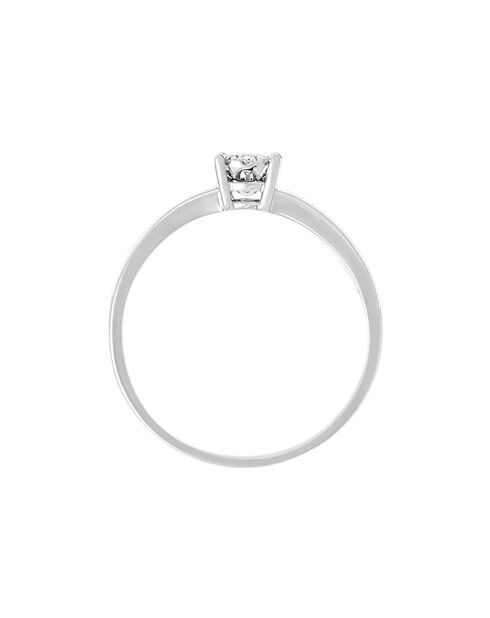 Bague Akna Diamants 0.11 ct or blanc