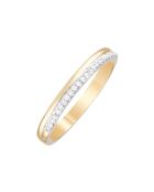 Bague Suprême Diamants 0.07 ct or jaune