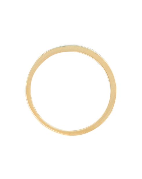 Bague Suprême Diamants 0.07 ct or jaune