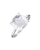Bague Amathia Topaze 5.50 cts or blanc