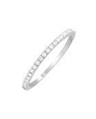 Bague Alliance Délice Diamants 0.16 ct or blanc