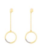 Boucles d'Oreilles Alexa Diamants 0.04 ct or jaune