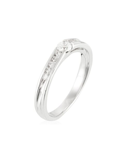 0.32 ct witgouden diamanten ring voor het hele leven