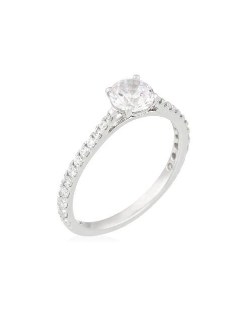 Bague Solitaire Royal Diamant 0.5 ct or blanc
