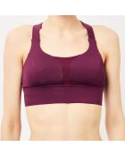 Brassière de Sport Médium prune