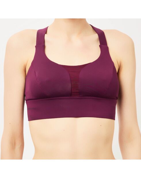 Brassière de Sport Médium prune
