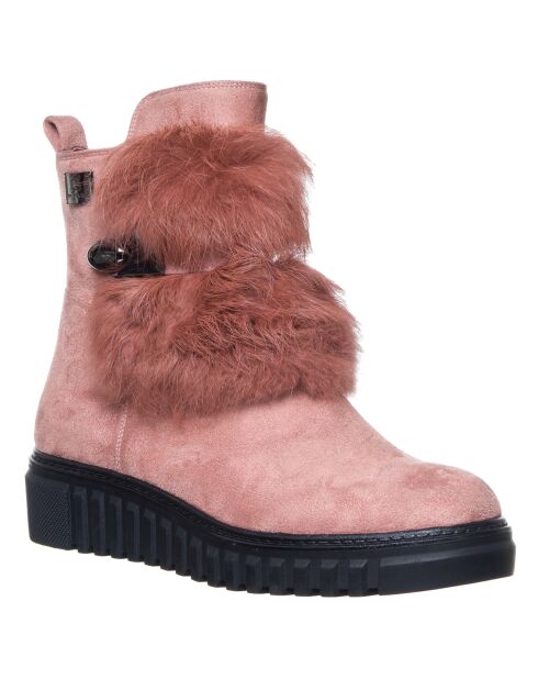 Bottines Alicia roses