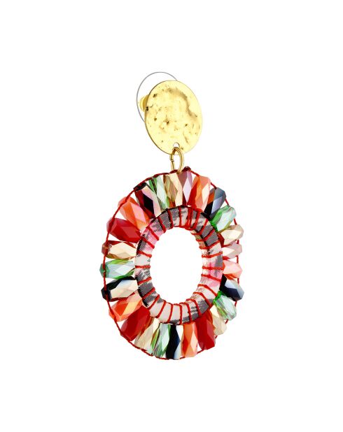 Boucles d'oreilles Crystals multicolores