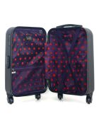 Kabinenkoffer 4 Einzelräder & Vanity Francette-H 50/30cm schwarz