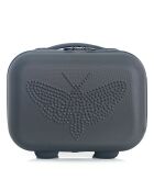 Kabinenkoffer 4 Einzelräder & Vanity Francette-H 50/30cm schwarz