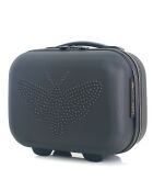 Kabinenkoffer 4 Einzelräder & Vanity Francette-H 50/30cm schwarz