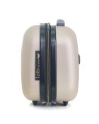 Handkoffer met 4 enkele wielen & Vanity Francette-H 50/30cm beige