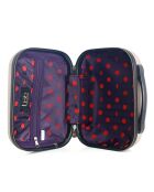 Handkoffer met 4 enkele wielen & Vanity Francette-H 50/30cm beige