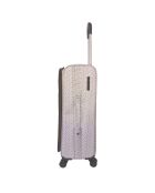 Valise Long Séjour 4 roues doubles Clara 78 cm grise