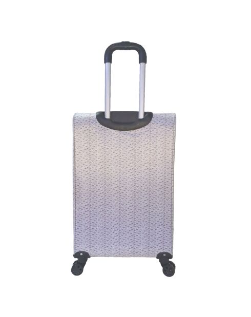 Valise Long Séjour 4 roues doubles Clara 78 cm grise