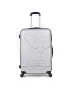 Valise Moyen Séjour 4 roues simples Norine-A 60 cm grise