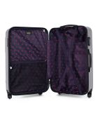 Valise Moyen Séjour 4 roues simples Norine-A 60 cm grise