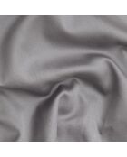 Drap housse 100% Satin de coton gris foncé