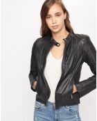 Veste en Cuir Kathy noire