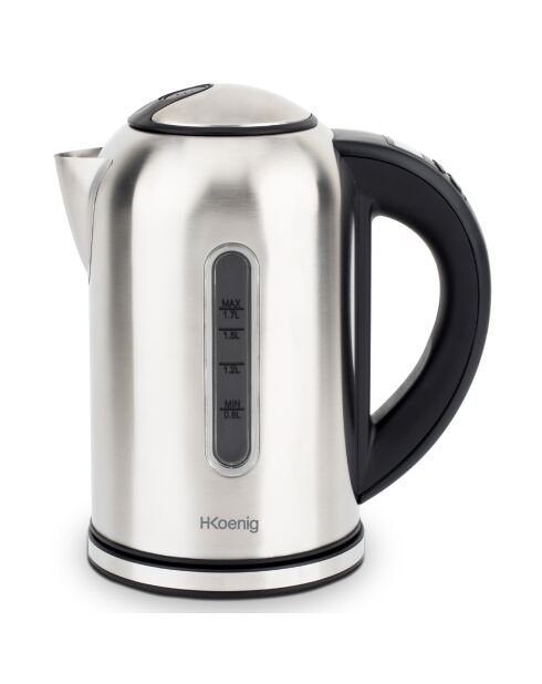Bouilloire programmable BOE50 1.7L inox/noir - 2200W
