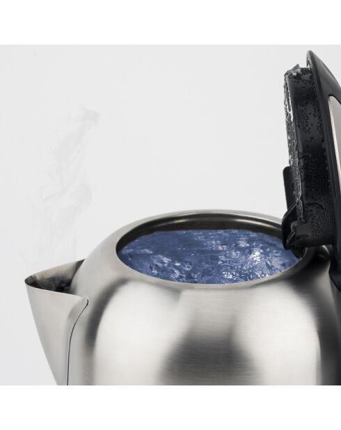Bollitore programmabile BOE50 1.7L in acciaio inossidabile/nero - 2200W