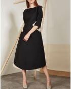 Robe Violine MC Embroidery noire