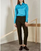 Chemise Villelmina turquoise