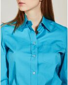 Chemise Villelmina turquoise