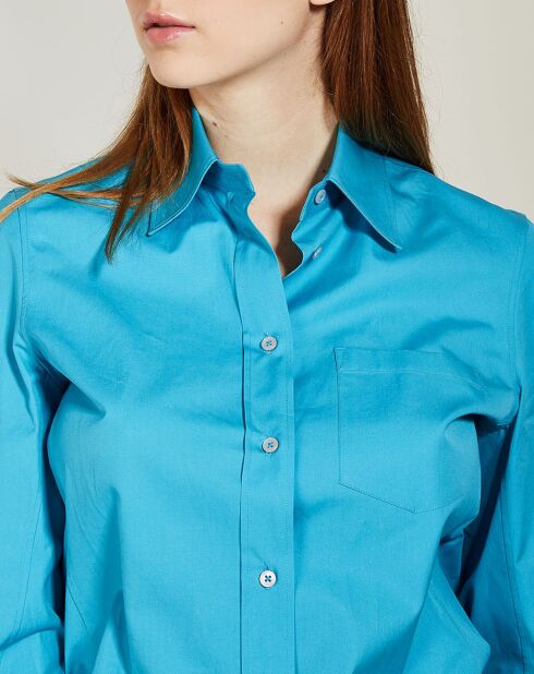 Chemise Villelmina turquoise