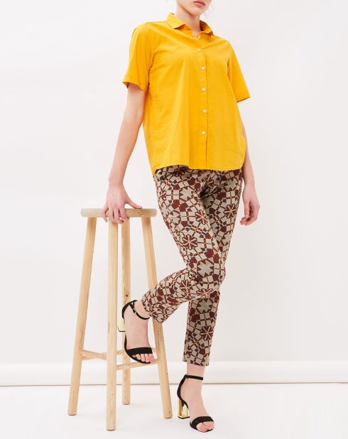 Klassisches Ringelblumenhemd von Como