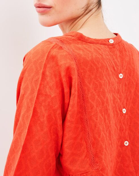 Henne Flame Top van 100% katoen