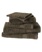 H Collection dunkelbraunes Badeset, 6-teilig