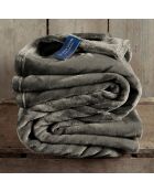 Plaid Cosy taupe foncé - 150x200 cm