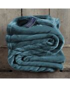 Plaid Cosy bleu canard - 150x200 cm