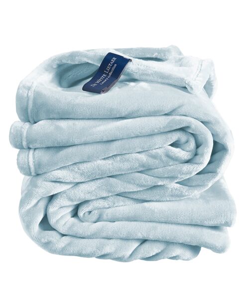 Plaid Cosy bleu glace - 150x200 cm