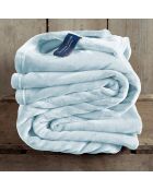 Plaid Cosy bleu glace - 150x200 cm