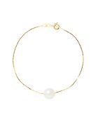 Bracciale Louna in oro giallo e perle d'acqua dolce bianche