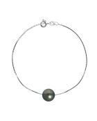 Bracelet Argent Perle de Tahiti noire