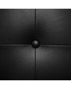 Luxor zwart hoofdbord - 160 cm