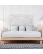 Testiera Flora bianca - 140 cm