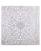 Testiera Flora bianca - 140 cm