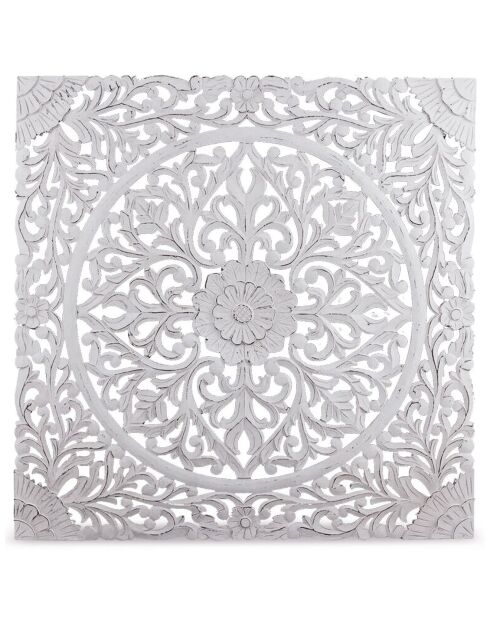 Testiera Flora bianca - 140 cm