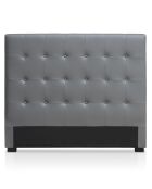 Tête de lit Luxor grise - 140 cm