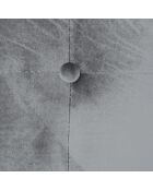 Tête de lit Luxor Velours argentée - 160 cm