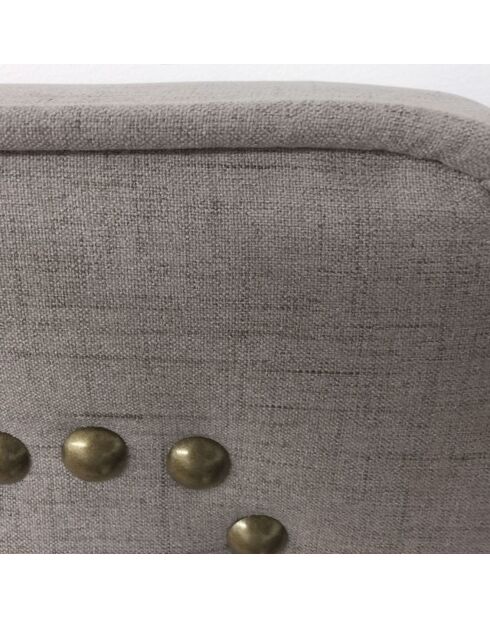 Tête de lit Milana tissu taupe -  140 cm