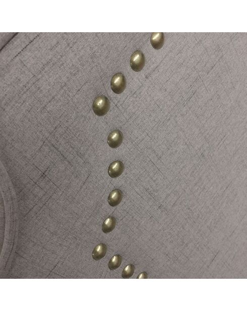 Tête de lit Milana tissu taupe -  140 cm