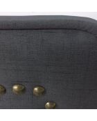 Tête de lit Milana tissu anthracite - 140 cm